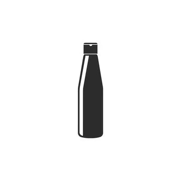 Bottle chilli sauce icon vector illustration design template イラスト素材