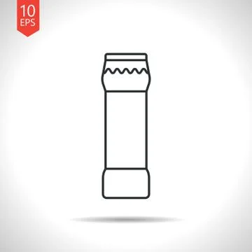 Bottle with cleaning powder Stock Illustration