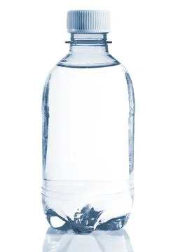 Bottle of clear water Stock Photos