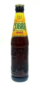 Bottle of Cobra Beer Stock Photos