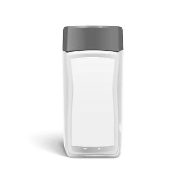 Bottle coffee package Stock Illustration