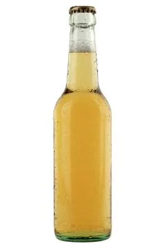 Bottle with cold beer Stock Photos