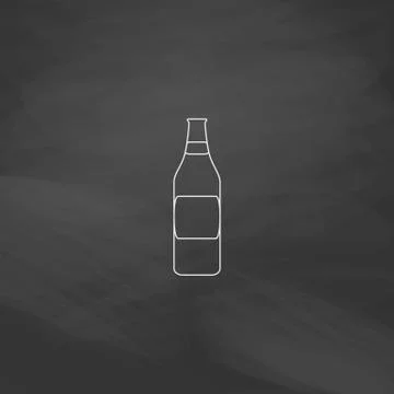 Bottle computer symbol 스톡 일러스트