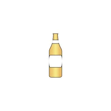 Bottle computer symbol Stock Illustration