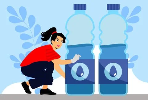 Bottle Concept Illustration Stock Illustration