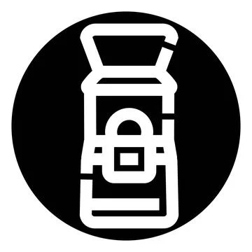 Bottle container for cleaning liquid and cosmetic products Stock Illustration