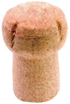 Bottle cork cutout Stock Photos