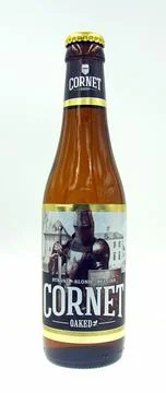 Bottle of Cornet beer Stock Photos