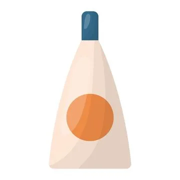 A bottle of cosmetics. Vector illustration Stock Illustration
