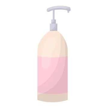 A bottle of cosmetics. Vector illustration Stock Illustration