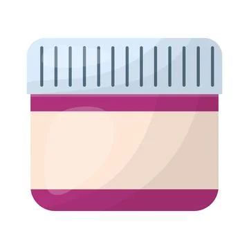 A bottle of cosmetics. Vector illustration Stock Illustration