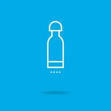 Bottle with cover Stock-Illustration