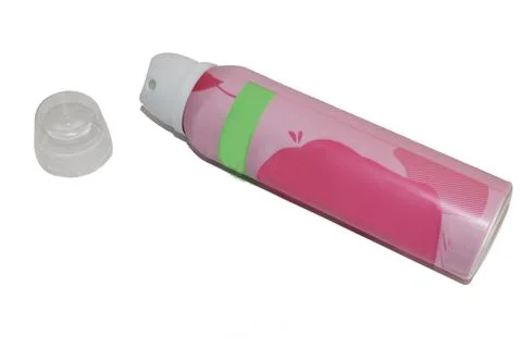 Bottle of deodorant in white background Stock-Fotos