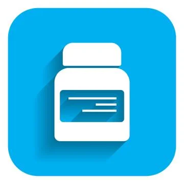 Bottle of dietary supplement Stock-Illustration