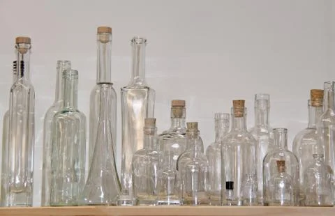 Bottle Display. Stock Photos