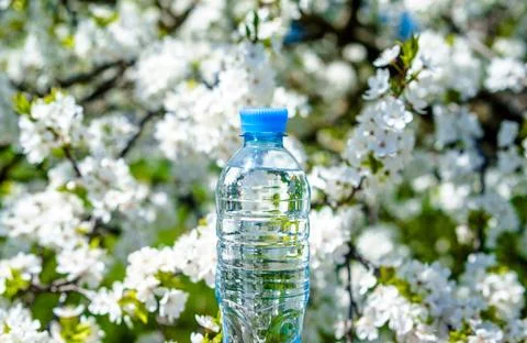 A bottle of drinking water 写真素材