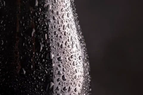 Bottle with drops Stock Photos