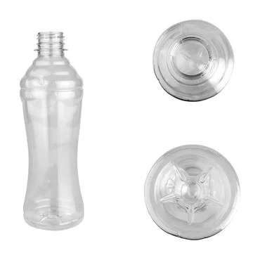 Bottle empty isolated on white background Foto stock