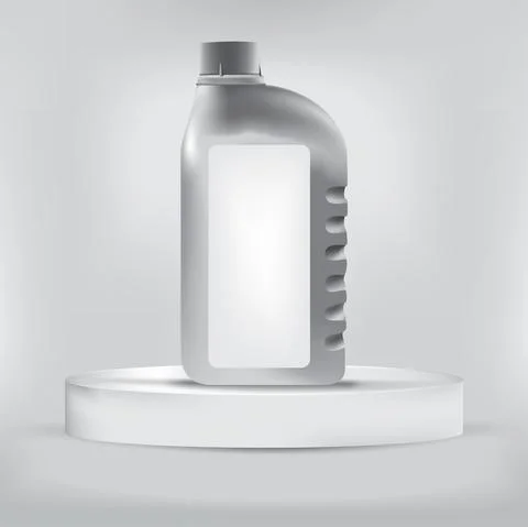 Bottle engine oil Number Illustrazione stock