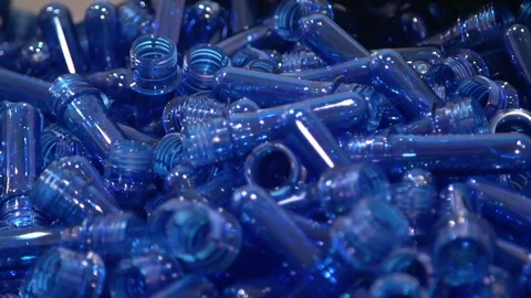 Bottle factory. Industrial machine-tool. Production. Stock Footage 83086111