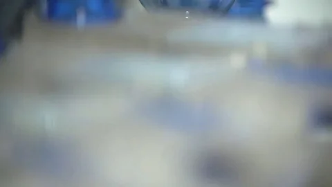 Bottle factory. Industrial machine-tool. Production. Stock Footage 83339717