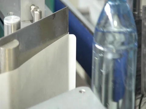 Bottle factory. Industrial machine-tool. Production. Stock Footage 83530615