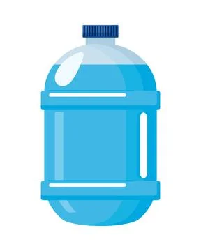 Bottle gallon product Stock Illustration