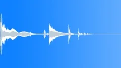 Bottle, glass or cup dropped on table or ground - close sound, clang - V1 Sound Effect