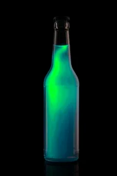 Bottle with Glow. 스톡 일러스트