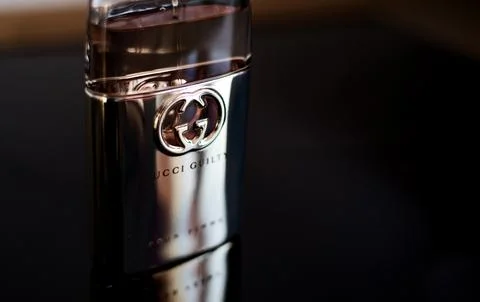 Bottle of Gucci Guilty Stock Photos