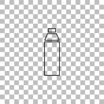 Bottle icon flat Stock Illustration