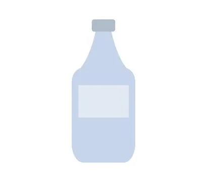 Bottle icon illustrated in vector on white background Stock Illustration