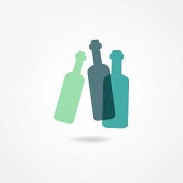 Bottle icon Stock Illustration