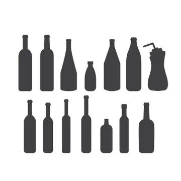 Bottle icon Stock Illustration