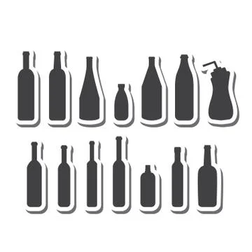 Bottle icon Stock Illustration