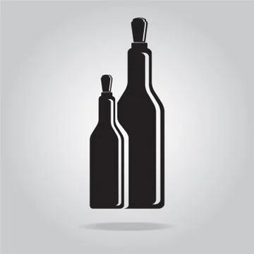 Bottle icon Stock Illustration
