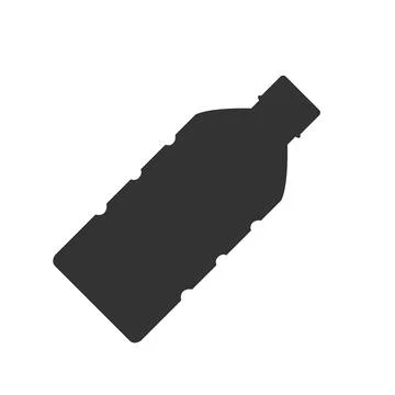 Bottle icon isolated on white background HD Stock Illustration