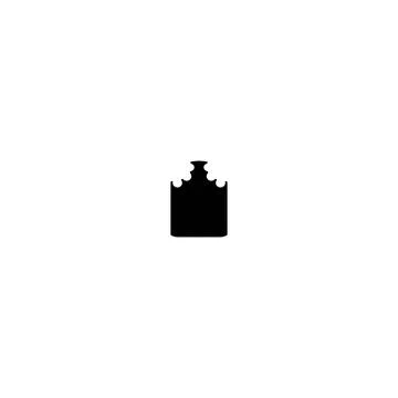 Bottle icon. Simple style packing company big sale poster background symbol.. Stock Illustration