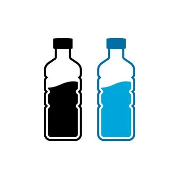 Bottle icon in trendy flat style Stock Illustration