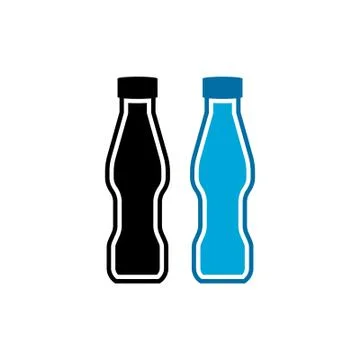 Bottle icon in trendy flat style Stock Illustration
