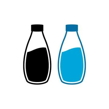 Bottle icon in trendy flat style Stock Illustration