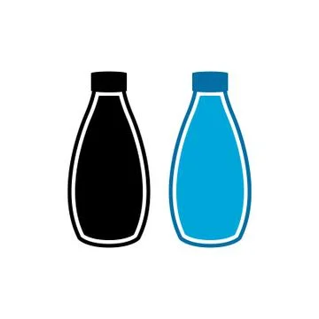 Bottle icon in trendy flat style Stock Illustration