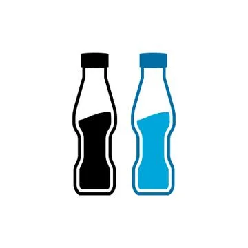 Bottle icon in trendy flat style Stock Illustration