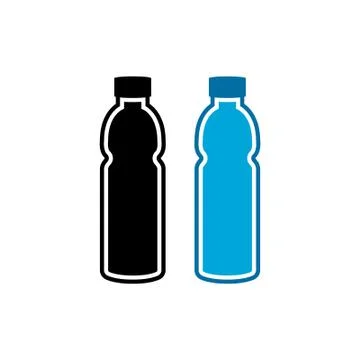 Bottle icon in trendy flat style Illustrazione stock