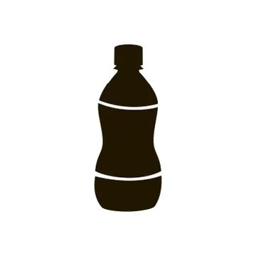 Bottle icon in trendy flat style isolated. EPS 10. Illustrazione stock