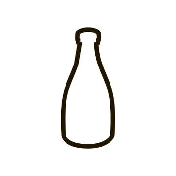 Bottle icon in trendy flat style isolated. EPS 10. Stock Illustration