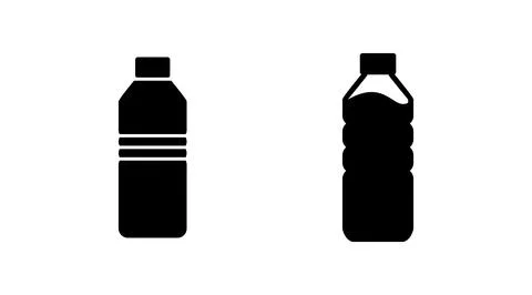 Bottle icon vector. bottle icon in trendy flat design Stock Illustration