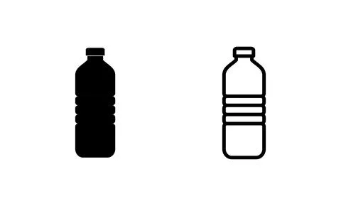 Bottle icon vector. bottle sign and symbol Stock Illustration