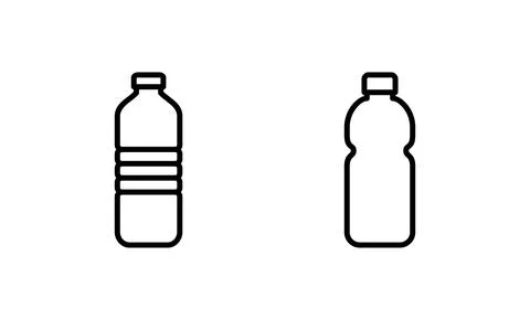 Bottle icon vector. bottle sign and symbol Illustrazione stock
