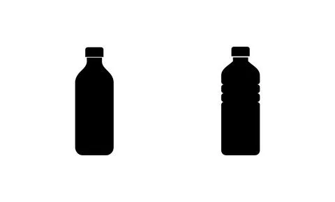 Bottle icon vector. bottle sign and symbol Stock Illustration